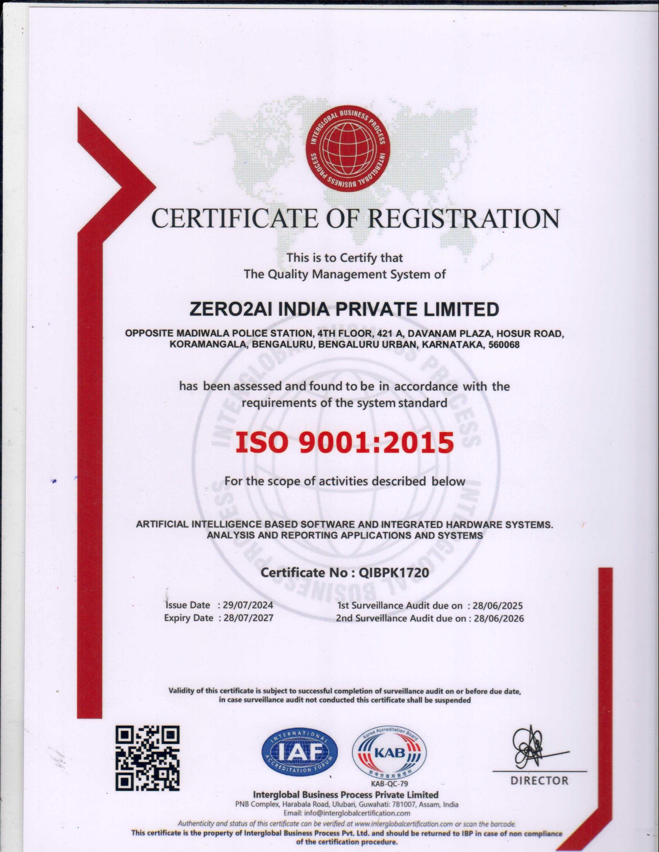 Certificate 2