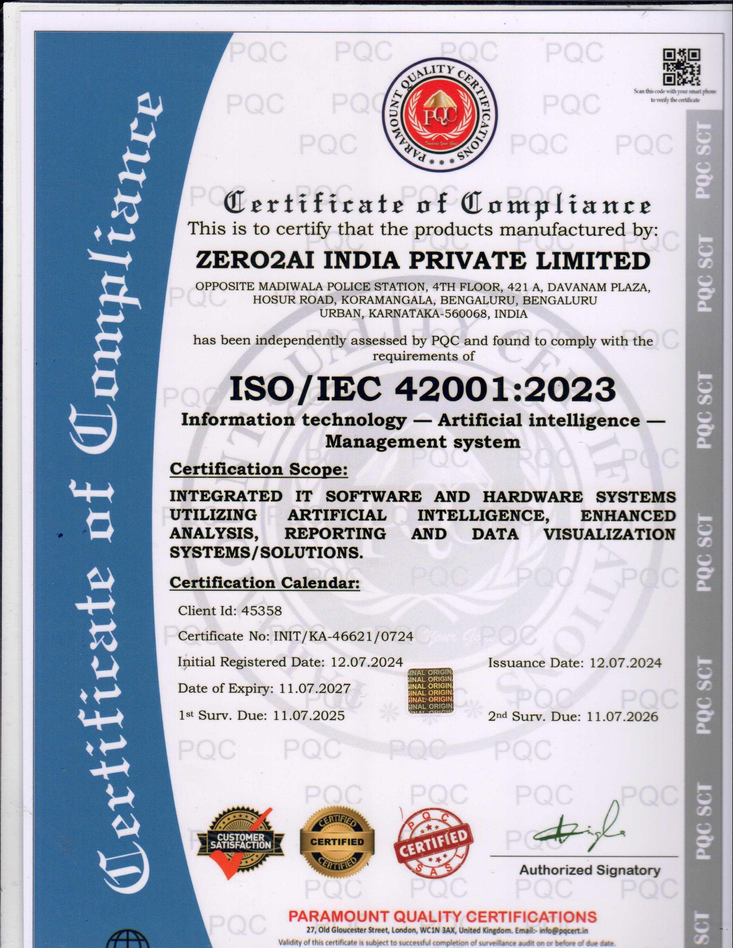 Certificate 3
