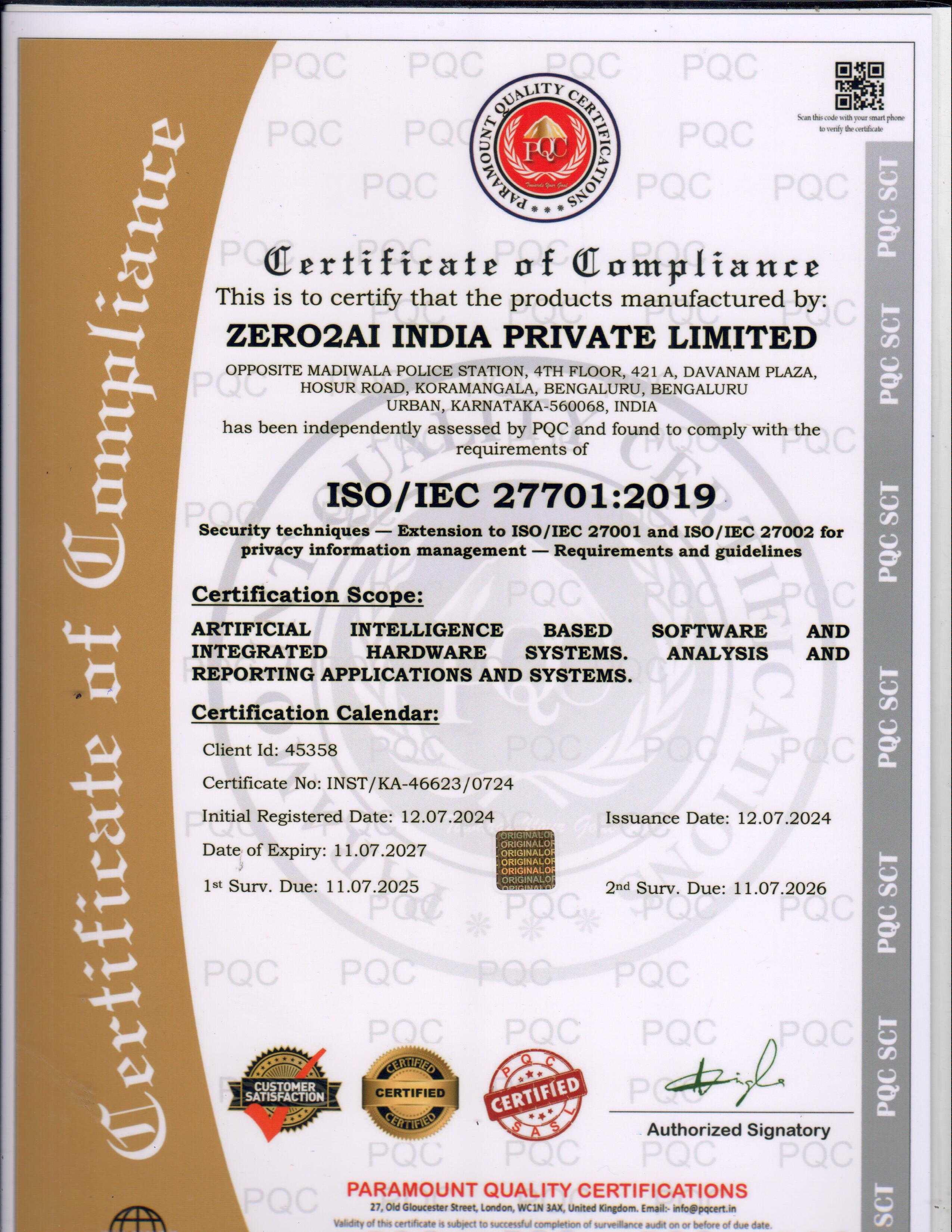 Certificate 5
