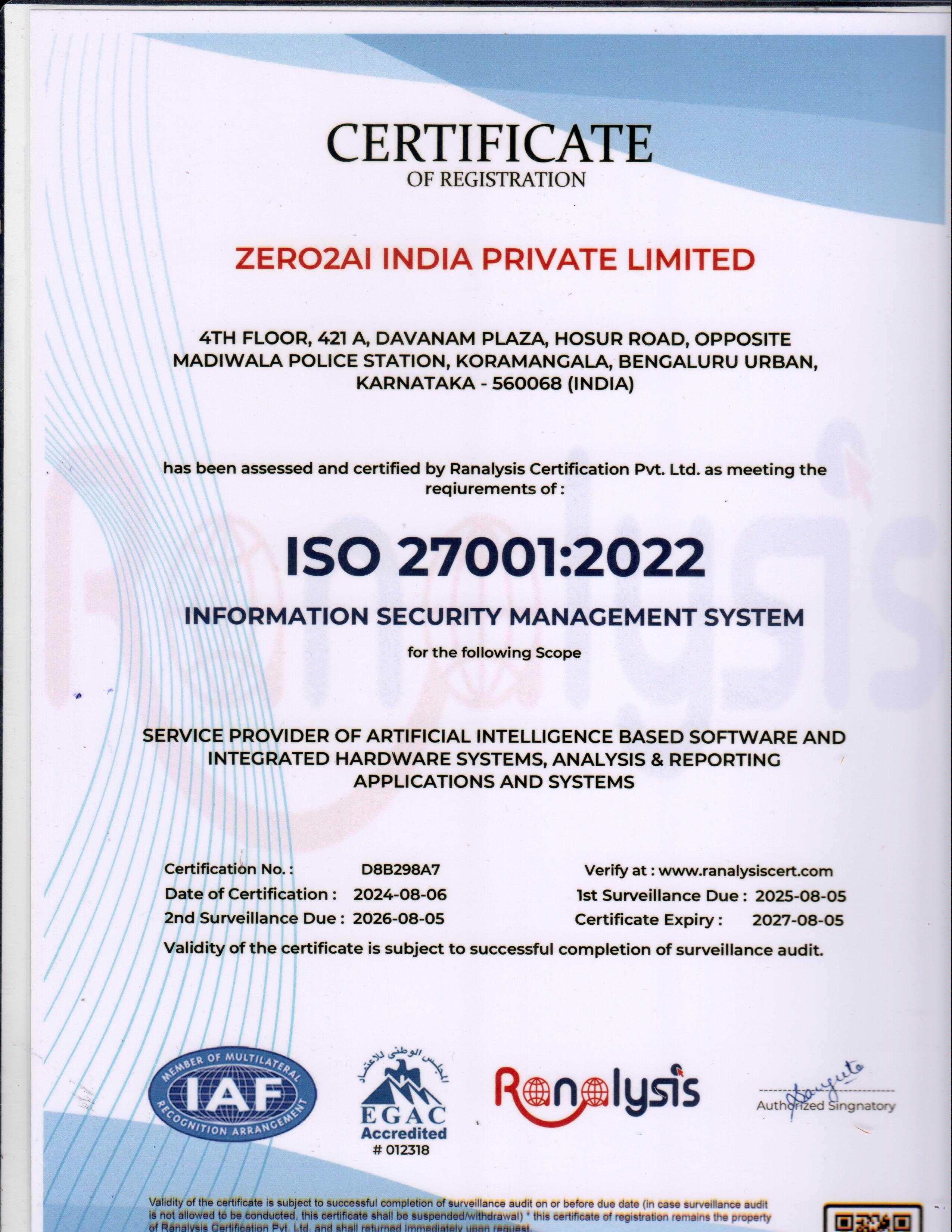 Certificate 1